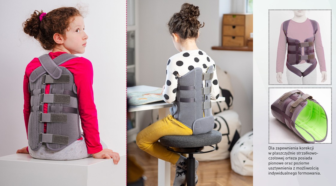 Gorset korekcyjny do leczenia skolioz. erh 48/3 strong